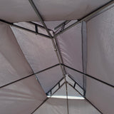 13x10 Outdoor Patio Gazebo Canopy Tent With Ventilated Double Roof And Mosquito net