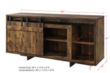 Rustic brown TV Stand