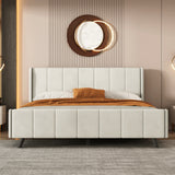 Queen Size Upholstered Platform Bed