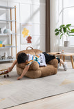 Kid's Bean Bag Chair Velvet Fabric Memory Sponge Stuffed
