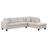 Modern Sectional Sofa with Storage Ottoman