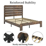 King Size, Wood Platform Bed Frame