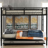 Twin over Twin Bunk Bed with Trundle