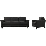 Polyester-blend 3 Pieces Sofa Set