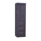 Full Size Murphy Bed with Wardrobe and Drawers