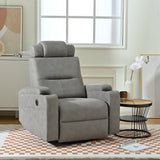 Power Lift Recliner Chair - USB Charge Port (Light Gray)