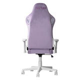 Purple Velvet Memory Foam Gaming Chair