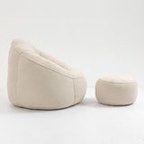 Bean Bag Sofa Chair With Footrest