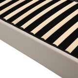Queen size Upholstered Platform bed with a Hydraulic Storage System