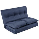 Floor Couch and Sofa Fabric Folding Chaise Lounge