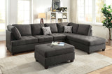 Ottoman Ash Black Color