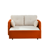 Convertible Sofa Bed w/2 Removable Armrests w/USB Power Port