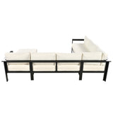 multi-person outdoor sofa set, suitable for gardens, backyards, and balconies.