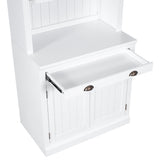 Modern Bookcase with 2 Doors and 1 Drawer Storage