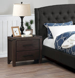 Espresso Simple Nightstand