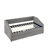 Twin Size Daybed with Two Drawer Trundle