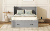 Full Size Murphy Bed with USB Ports