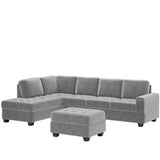 Modern Sectional Sofa with Reversible Chaise