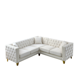 Velvet Corner Sofa Covers, L-Shaped Sectional Couch