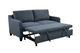 Queen Sleeper Sofa Bed, Modern Fabric Loveseat Futon Sofa Couch w/Pullout Bed,