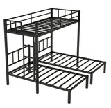 Twin over Twin & Twin Bunk Beds for 3