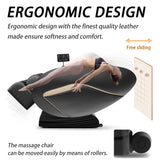 Massage Chair Bluetooth Connection and Speaker Recliner with Zero Gravity with Full Body Air Pressure