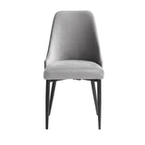 Grey Modern Sleek Design 5pc Dining Set Table
