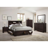 Queen Bed in Espresso