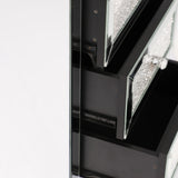 Silver Mirrored Nightstand