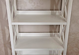 4 Tier Bookcase White