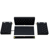 Black Velvet Sofa with Jeweled buttons