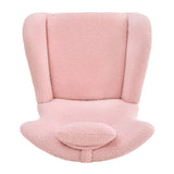Rocking Chair - with rubber leg and cashmere fabric, suitable for living room and bedroom