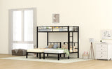 Twin over Twin & Twin Bunk Beds for 3