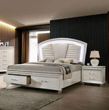 Classic Pearl White Nightstand