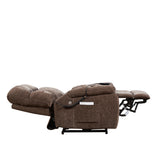Liyasi Electric Power Lift Recliner Chair  with 2 Motors Massage and Heat 3 Positions, 2 Side Pockets, USB Charge Ports