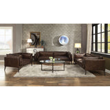 Chocolate Sofa in Top Grain Leather