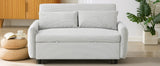 Pull-out Sofa Bed Convertible Couch 2 Seat Loveseat Sofa Modern Sleeper Sofa with USB Ports