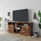 TV Stand, Modern Wood Universal Media Console Entertainment Center