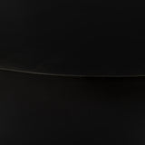 Contemporary solid wood round coffee table