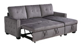 Reversible Sectional Storage Sleeper Sofa Bed