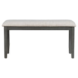 Grey 6-Piece Dining Table and Chair Set