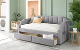 Twin Size Upholstered daybed with Drawers