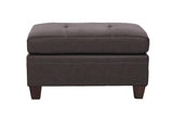 Contemporary Genuine Leather Dark Coffee Color