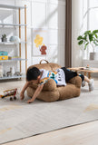 Kid's Bean Bag Chair Velvet Fabric Memory Sponge Stuffed
