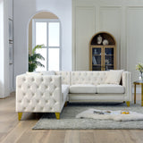 Velvet Corner Sofa Covers, L-Shaped Sectional Couch