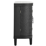 Cabinet with Antique Pattern Doors for Hallway, Entryway, Living Room, Bedroom