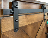 TV Stand Console for TVs up to 95 inches, No Assembly Required, Aged Whiskey Finish