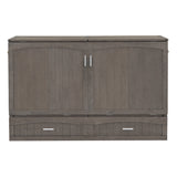 Queen Size Murphy Bed with Built-In Charging Station