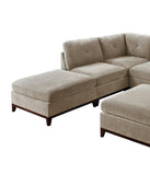 Camel Sectional 7pc Couch Set