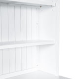 83" Tall Bookshelf with Writing Desk
